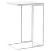 vidaXL Side Table White 40x30x59 cm Engineered Wood