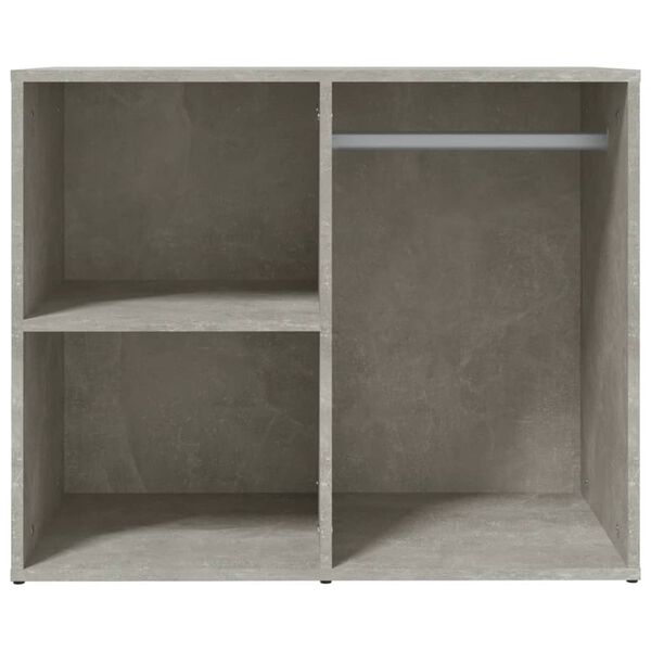 vidaXL Dressing Cabinet Concrete Grey 80x40x65 cm Engineered Wood