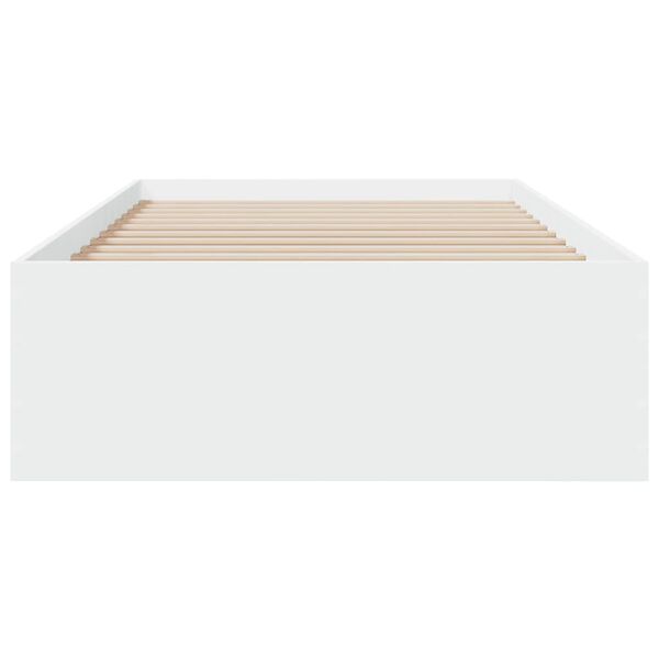 vidaXL Bed Frame with Drawers without Mattress White 90x200 cm