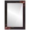 vidaXL Mirror Wall-mounted Multicolour 70 x 50 x 3 cm Glass