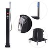 vidaXL Solar Shower | Black | PVC | Medium | Adjustable Armrests