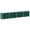 vidaXL Raised Garden Bed Green 320 x 40 x 55 cm cold-rolled steeel