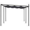 vidaXL Gazebo with Retractable Roof 600x300x233 cm Anthracite