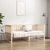 vidaXL Day Bed without Mattress 75x190 cm Small Single Solid Wood Pine