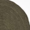 LABEL51 Carpet Jute Round 150x150 cm XL Army