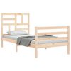 vidaXL Bed Frame without Mattress 100x200 cm Solid Wood