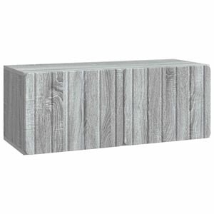 vidaXL Wall-Mounted TV Cabinet 78.5 x 31 x 30 cm Grey Sonoma
