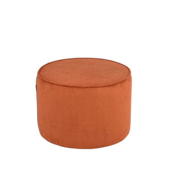 LABEL51 Pouffe Tibo 55x55x40 cm Rust Ribcord