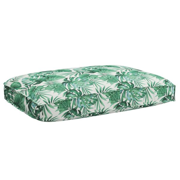 vidaXL Pallet Cushion for suitable for Seat Floral Leaf pattern