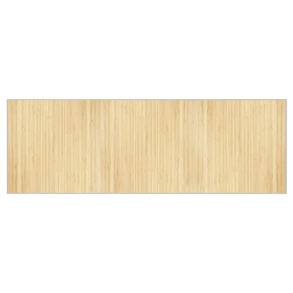 vidaXL Rug Rectangular Light Natural100x300 cm Bamboo