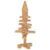 vidaXL Wooden Christmas Tree KOTKA 60 cm Solid Pine Wood Brown Finish