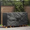 vidaXL Furniture Cover Plain Black 180 x 70 x 90 cm 210D