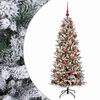 vidaXL Artificial Christmas Tree with Bauble 150 cm 150 LEDs