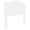 vidaXL Headboard White Engineered wood