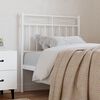 vidaXL Metal Headboard White 75 cm