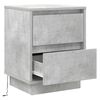 vidaXL Bedside Cabinet Concrete Grey 39 x 34.5 x 50 cm Engineered wood