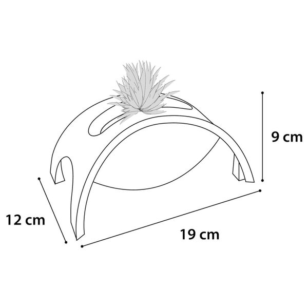 FLAMINGO Cat Roller Crazy Bridge 19x12x9 cm White