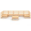 vidaXL 8 Piece Garden Lounge Set Solid Wood Pine