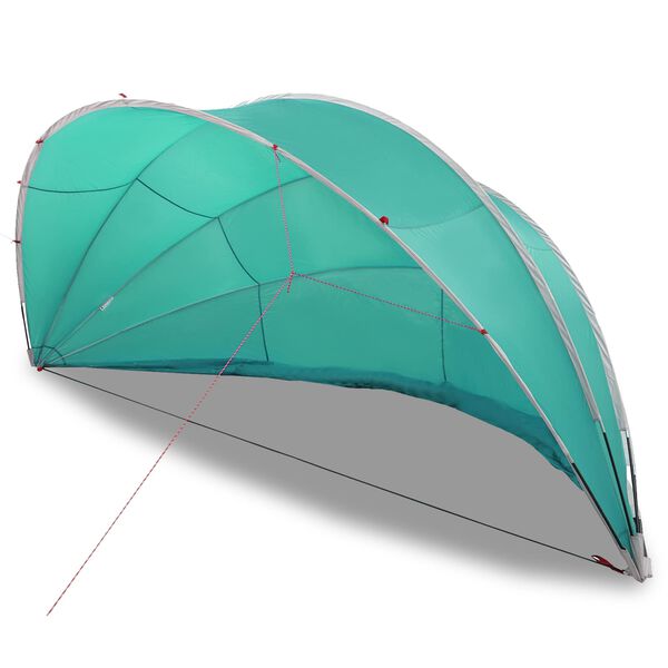 vidaXL Pool Dome Folding Manual Blue 472 x 460 x 229 cm