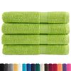 vidaXL Premium Towels SOLUND 4 pcs Apple Green 100x200 cm 600 gsm