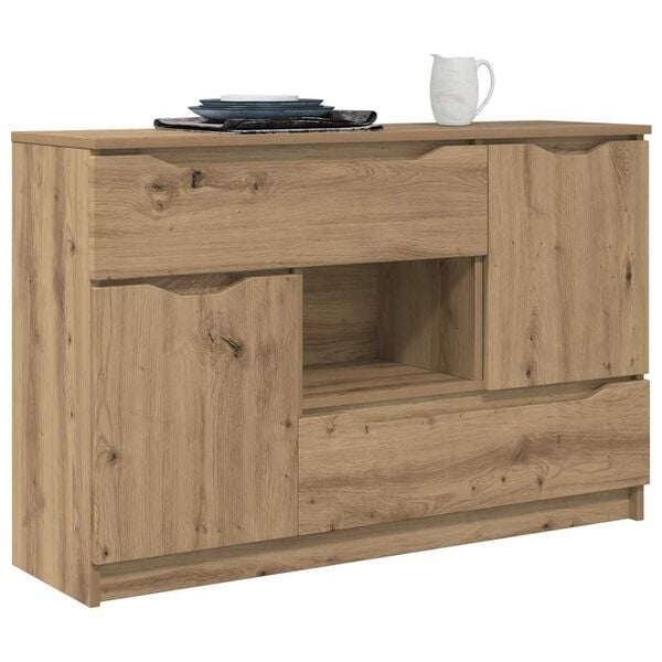 vidaXL Sideboard Artisan Oak 100 x 30 x 65.6 Engineered Wood