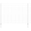 vidaXL Outdoor Wild Fence with Posts 25 x 1.6 m Galvanised Steel Mesh