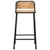 vidaXL Bar Stools 2 pcs 46x35.5x80 cm Solid Wood Rough Mango
