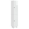 vidaXL Cabinet Set 2 pcs High Gloss White 34.5 x 33 x 90 cm