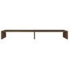 vidaXL Monitor Stand Brown Oak 110x23.5x9 cm Engineered Wood