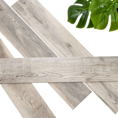 WallArt Wood Look Planks Barnwood Oak White Wash