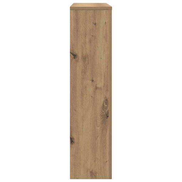 vidaXL Radiator Cover Artisian Oak 149x20x82 cm Engineered Wood