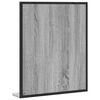 vidaXL Bathroom Mirror with Shelf Grey Sonoma 50x12x60 cm Engineered Wood