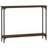 vidaXL Console Table Brown Oak 100x22.5x75 cm Engineered Wood