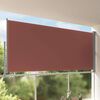 vidaXL Patio Retractable Side Awning 160x300 cm Brown