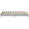 vidaXL Bed Frame Grey Sonoma 193 x 123 x 25 cm Engineered Wood