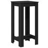 vidaXL Bar Table Black Oak 51 x 50 x 103.5 cm Engineered Wood