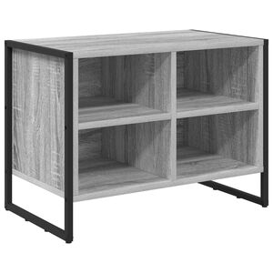 vidaXL Shoe Cabinet 60 x 35 x 44 cm Engineered Wood Grey Sonoma