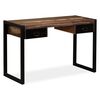 vidaXL Desk with 2 Drawers Solid Reclaimed Wood 120x50x76 cm