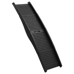 vidaXL Folding Dog Ramp Black 153x40x12,5 cm Plastic