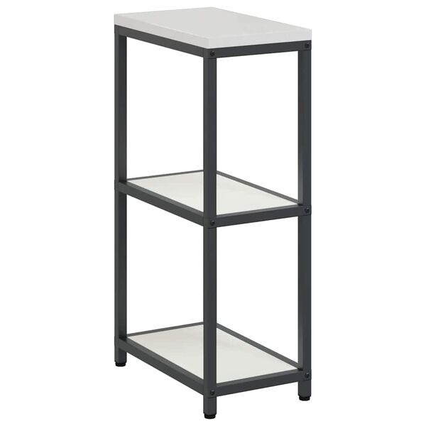 vidaXL Kitchen Storage with Shelf White 30 x 50 x 92 cm Steel
