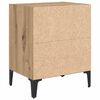 vidaXL Bedside Cabinet 2 pcs Artisan Oak 40 x 30 x 50 cm