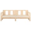 vidaXL Pull-out Day Bed without Mattress Solid Wood Pine 2x(80x200) cm