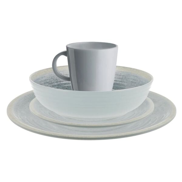 Travellife 16 Piece Luxury Dinnerware Set D&eacute;nia Light Grey