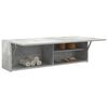 vidaXL Bathroom Wall Cabinet Concrete Grey 100x25x30 cm Engineered Wood