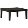 vidaXL Lounge Table | Grey | Plastic | 65 x 65 x 33 cm | Light Weight