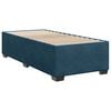 vidaXL Box Spring Bed with Mattress Dark Blue 80x200 cm Velvet