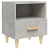 vidaXL Bedside Cabinets 2 pcs Concrete Grey 40x35x47 cm