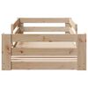 vidaXL Bed Frame without Mattress 90x190 cm Single Solid Wood Pine
