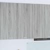 vidaXL Hanging Cabinet Grey Sonoma and White 50 x 31 x 100 cm