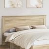 vidaXL Headboard with Headboard Sonoma Oak 200 cm Engineered Wood